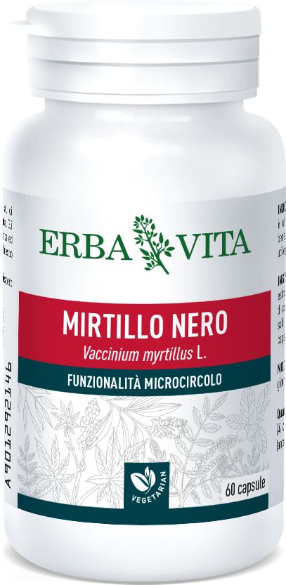 Erba Vita Mirtillo Integratore Microcircolo 60 Capsule