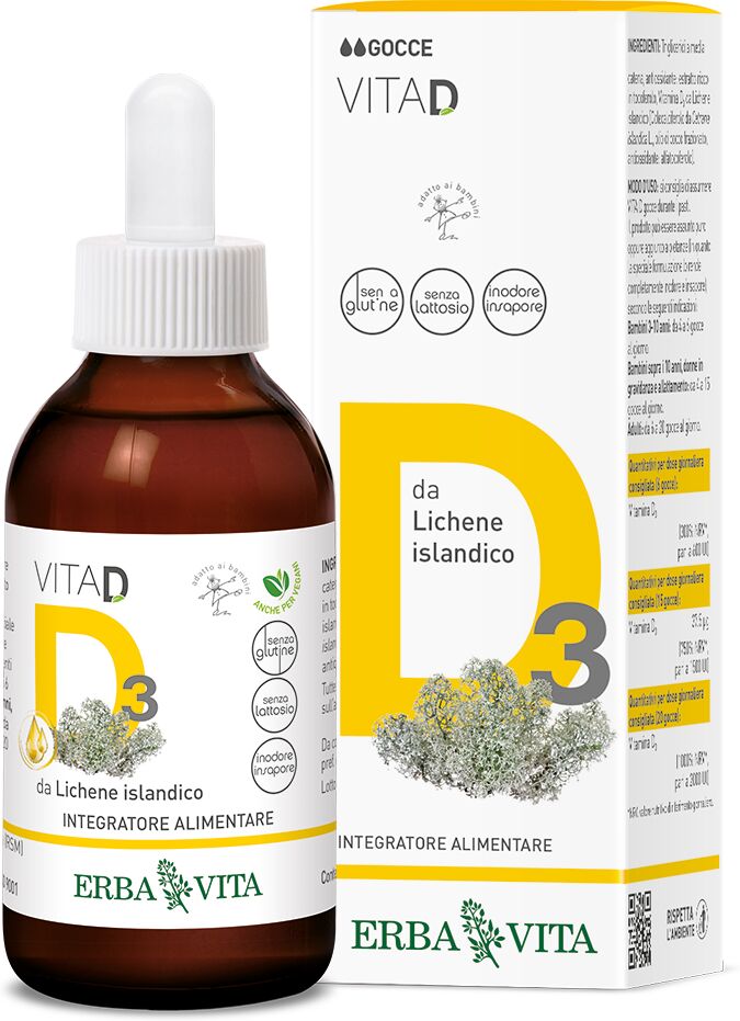 Erba Vita D Gocce Integratore Vitamina D 50 ml