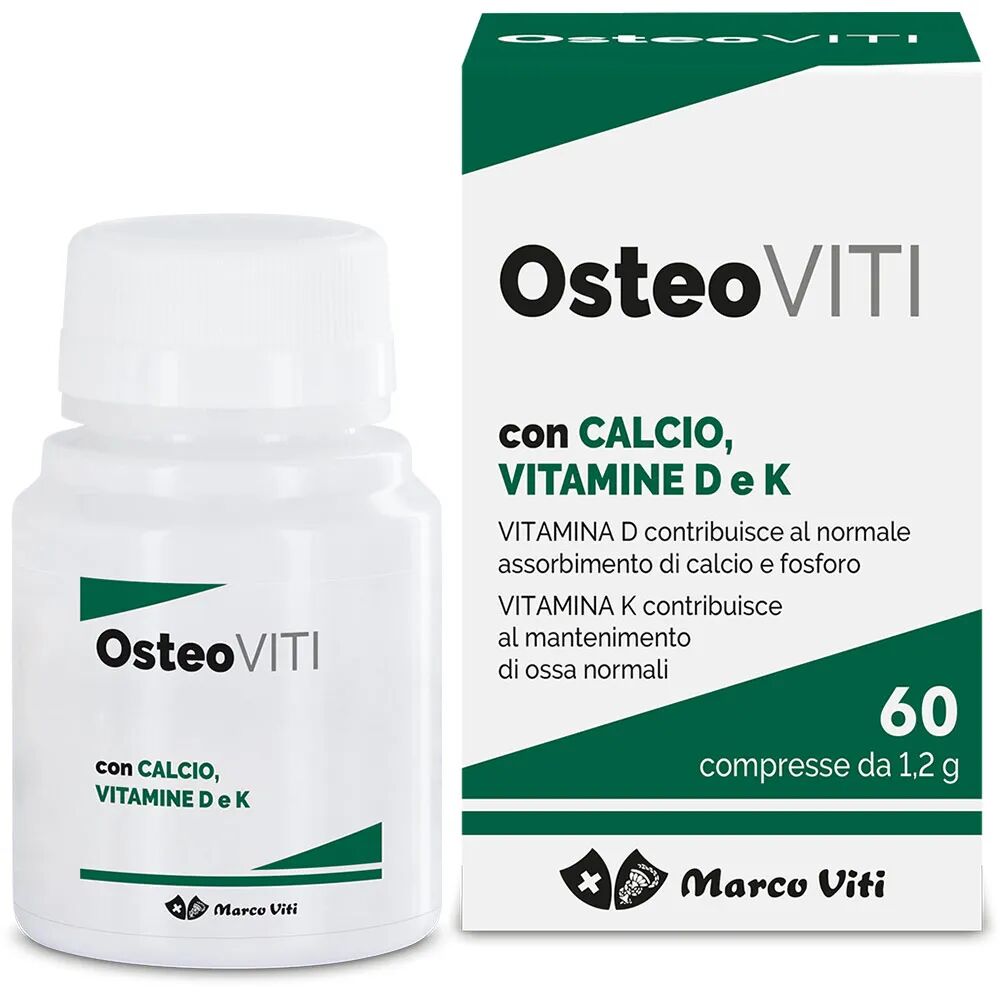 Marco Viti Osteoviti Integratore Vitamine D e K 60 Compresse