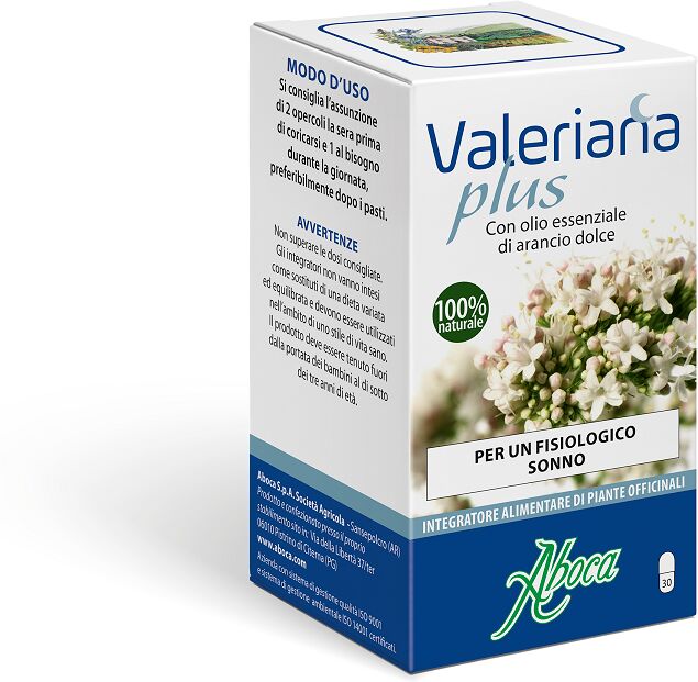 Aboca Valeriana Plus Integratore Sonno 30 Opercoli