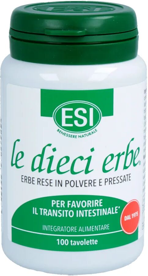 Esi Le Dieci Erbe Integratore Digestivo 100 Tavolette