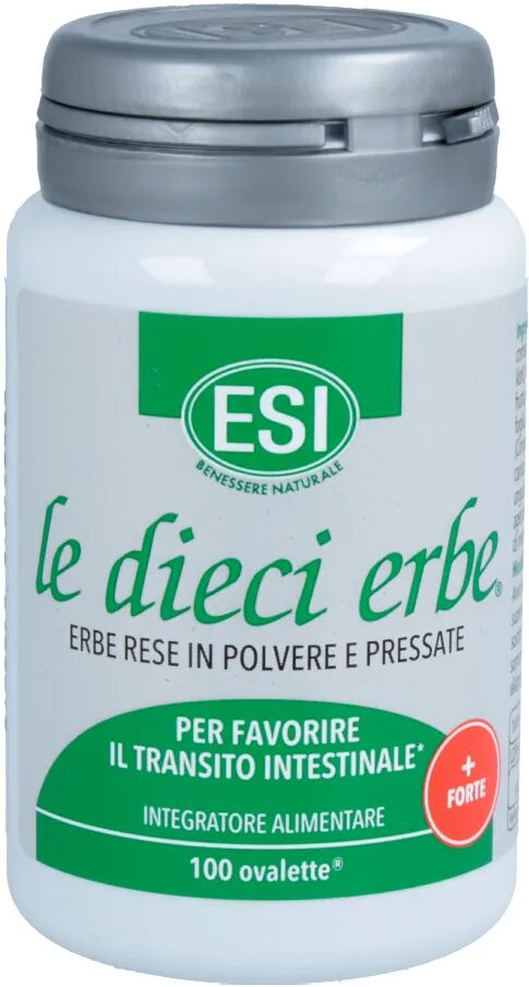 Esi Le Dieci Erbe + Forte Integratore Per il Transito Intestinale 100 Ovalette