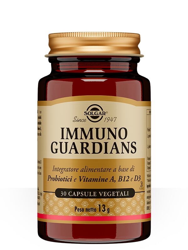 Solgar Immuno Guardians Integratore di Probiotici e Vitamine 30 Capsule