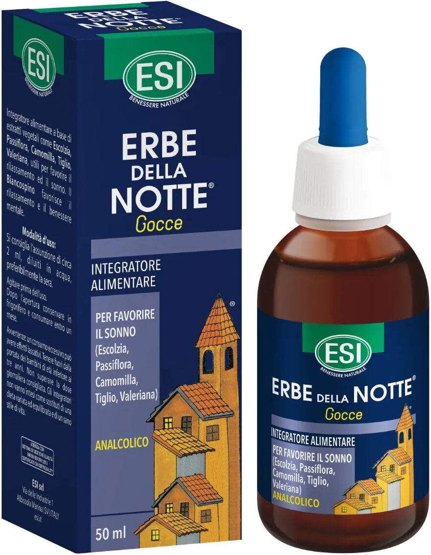 Esi Erbe Della Notte Integratore Sonno Gocce 50 ml