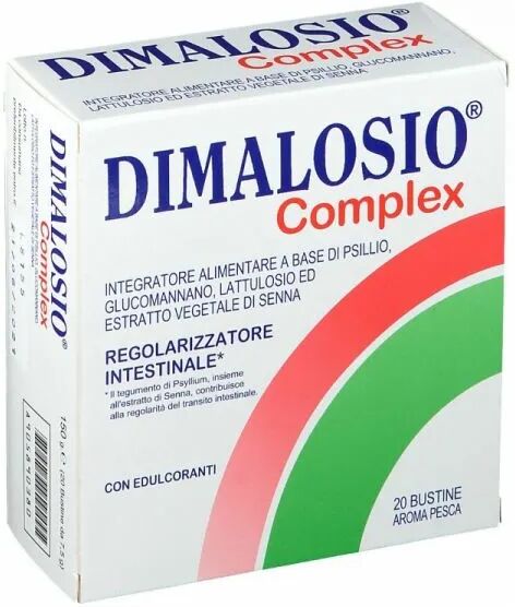 POOL PHARMA Dimalosio Complex Integratore Regolarizzatore Intestinale 20 Bustine