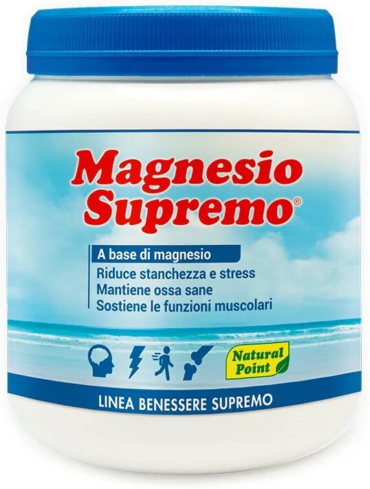 Natural Point Magnesio Supremo Integratore Per Stanchezza e Stress 300 g