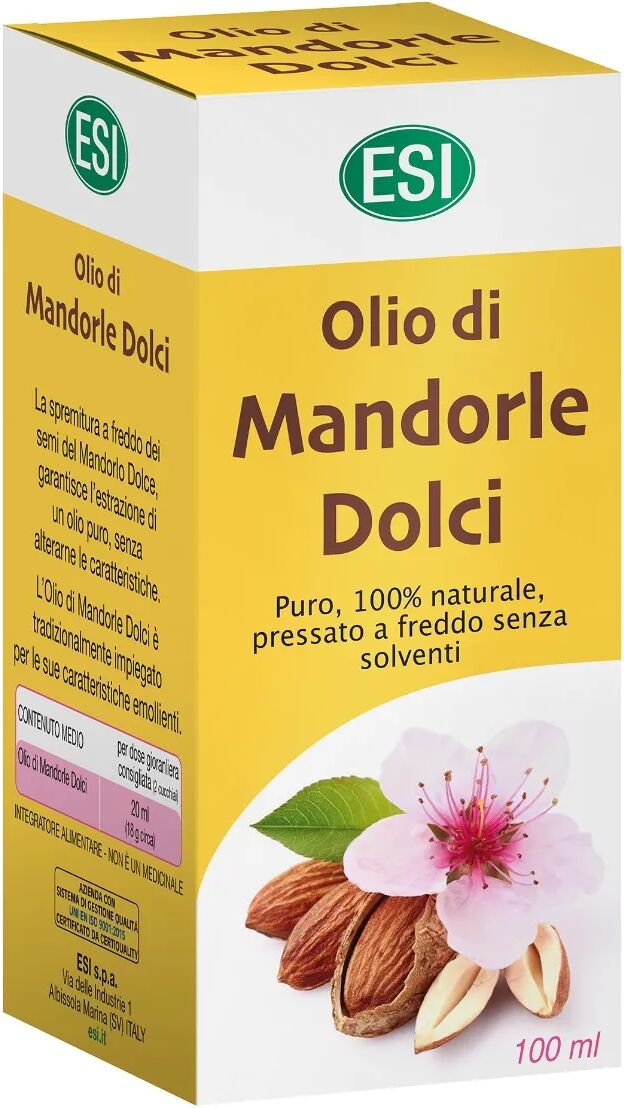 Esi Olio Mandorle Dolci Emolliente Idratante Uso Interno 100 ml