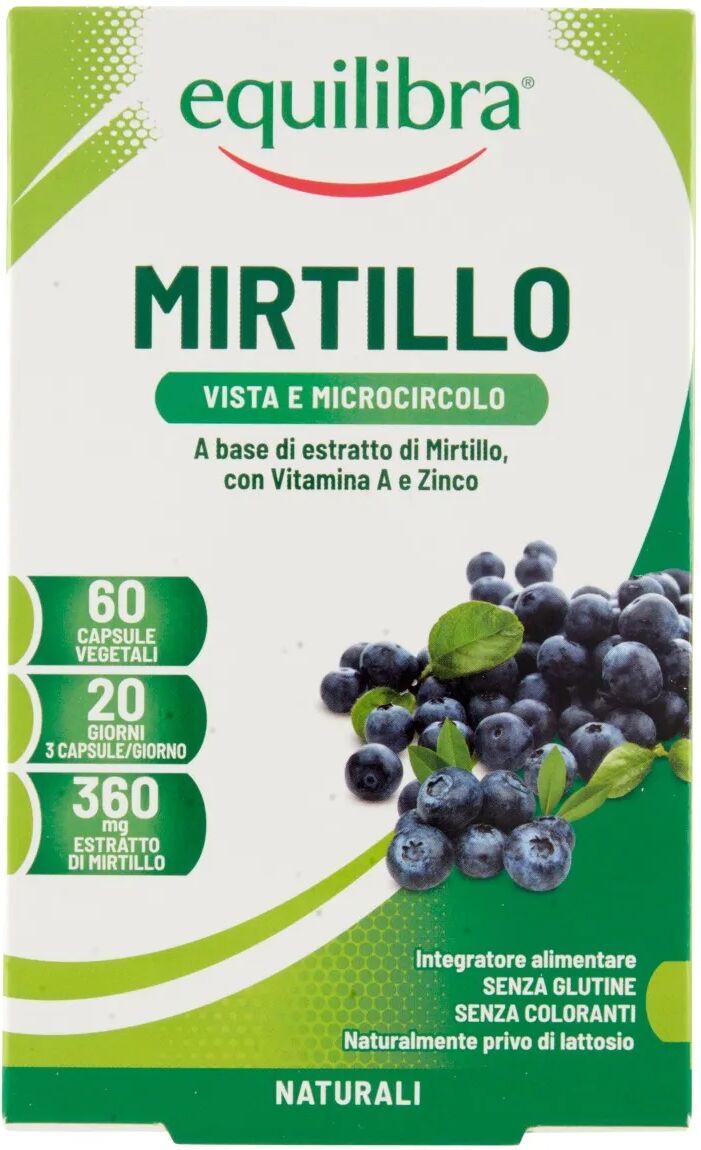 Equilibra Mirtillo Integratore Antiossidante 60 Perle