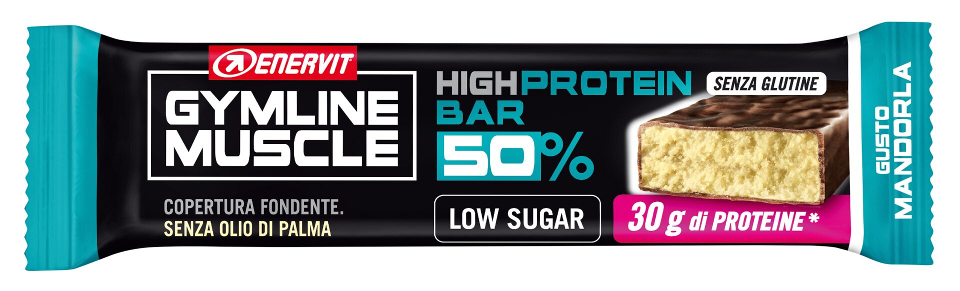 Enervit Gymline Muscle High Protein Bar 50% Barretta Proteica Mandorla 60 g