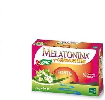 SOFAR Melatonina Forte + Camomilla Integratore Sonno 30 Compresse