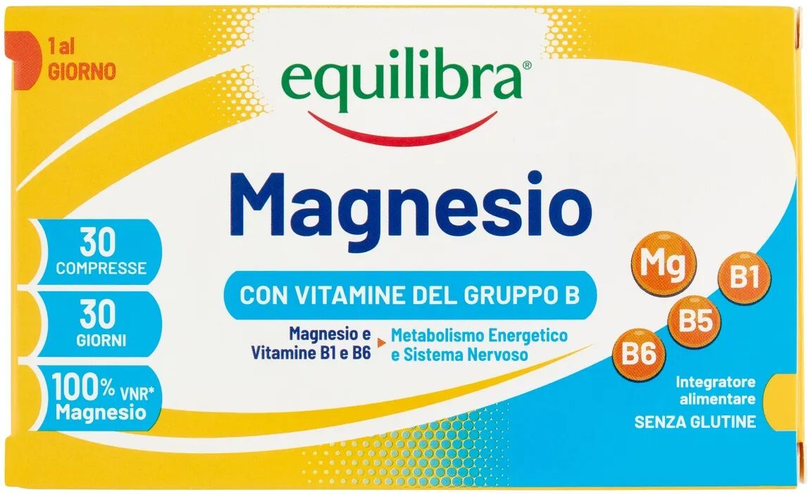 Equilibra Magnesio Integratore per il Sistema Nervoso 30 Compresse