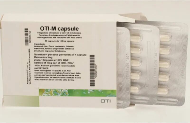 Oti -M Melatonina Integratore Sonno 60 Capsule