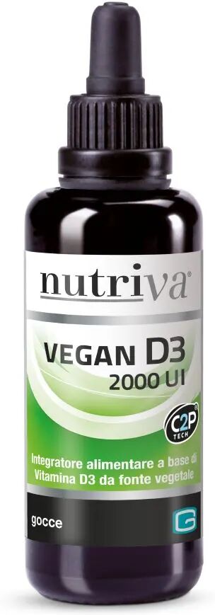 NUTRIVA Vegan D3 Integratore Vitamina D Gocce 50 ml