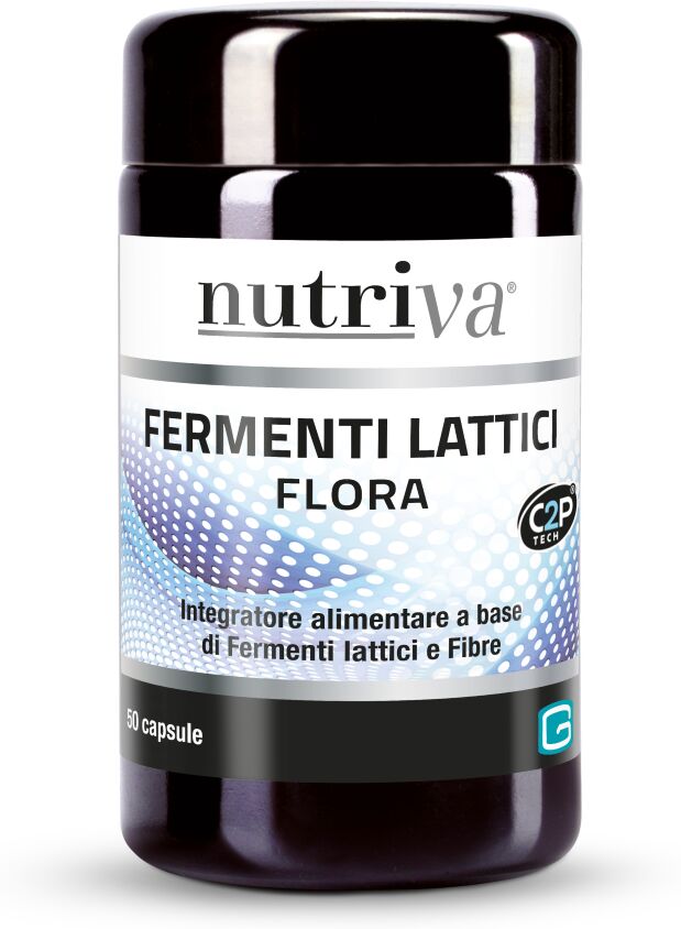 NUTRIVA Flora Integratore Fermenti Lattici 50 Compresse