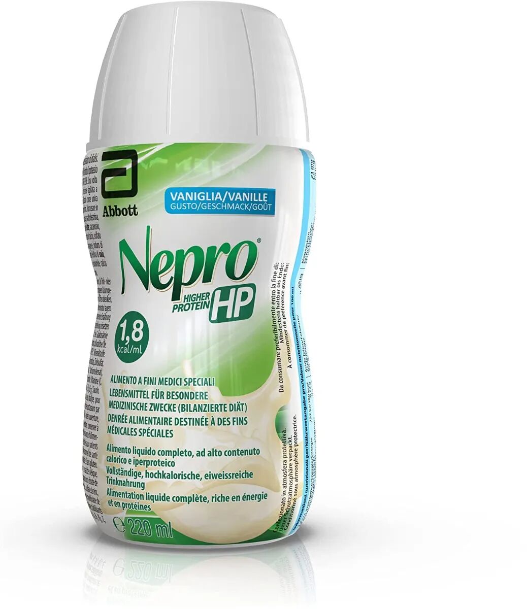 Nepro HP Alimento a Fini Medici Speciali ad Alta Densità Calorica e Proteica per Insufficienza Renale Vaniglia 220 ml