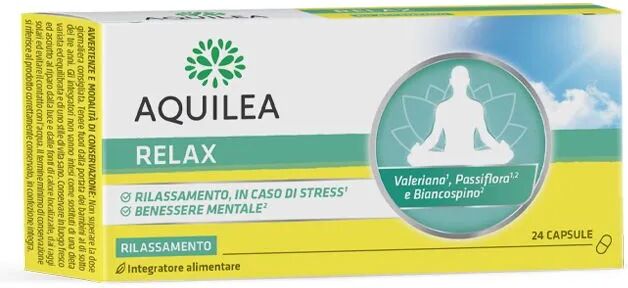 Aquilea Relax Integratore Benessere Mentale 24 Capsule