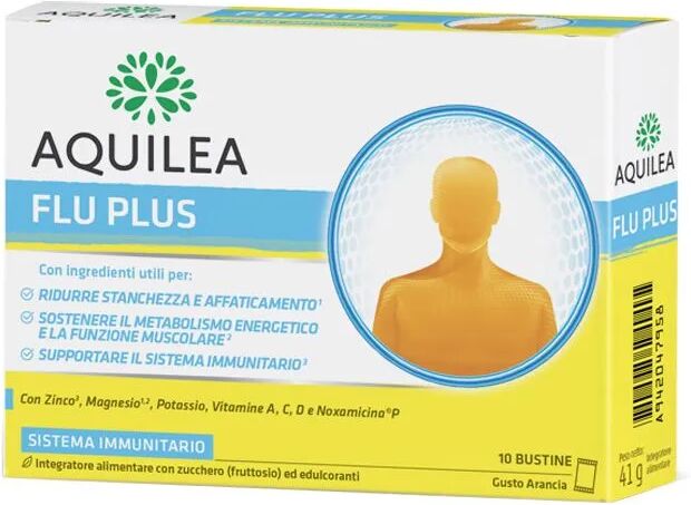 Aquilea Flu Plus Integratore Sistema Immunitario 10 Bustine