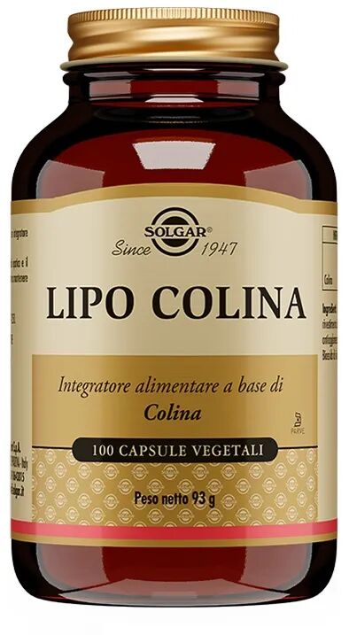 Solgar Lipo Colina Integratore di Colina 100 Capsule