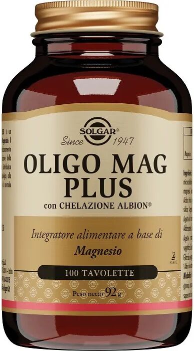 Solgar Oligo Mag Plus Integratore di Magnesio 100 Tavolette