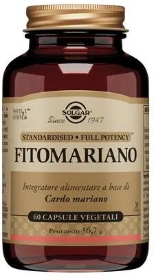 Solgar Fitomariano Integratore Con Cardo Mariano 60 Capsule Vegetali