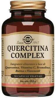 Solgar Quercitina Complex Integratore Difese Immunitarie 50 Capsule