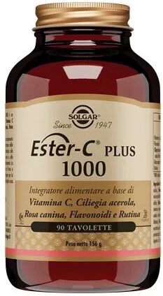 Solgar Ester C Plus 1000 Integratore Vitamina C 90 Tavolette