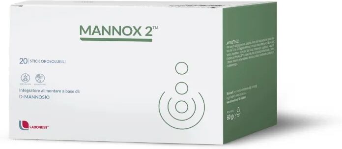 Laborest Mannox 2 Integratore per il Benessere delle Vie Urinarie 20 Stick Orosolubili