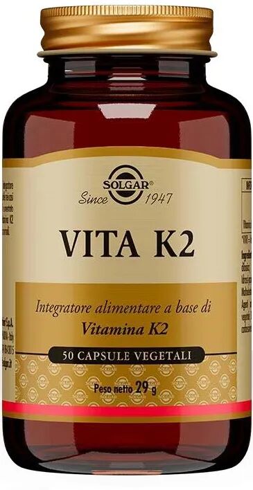 Solgar Vita K2 Integratore di Vitamina K 50 Capsule