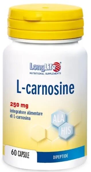 LongLife L-Carnosine Integratore 60 Capsule