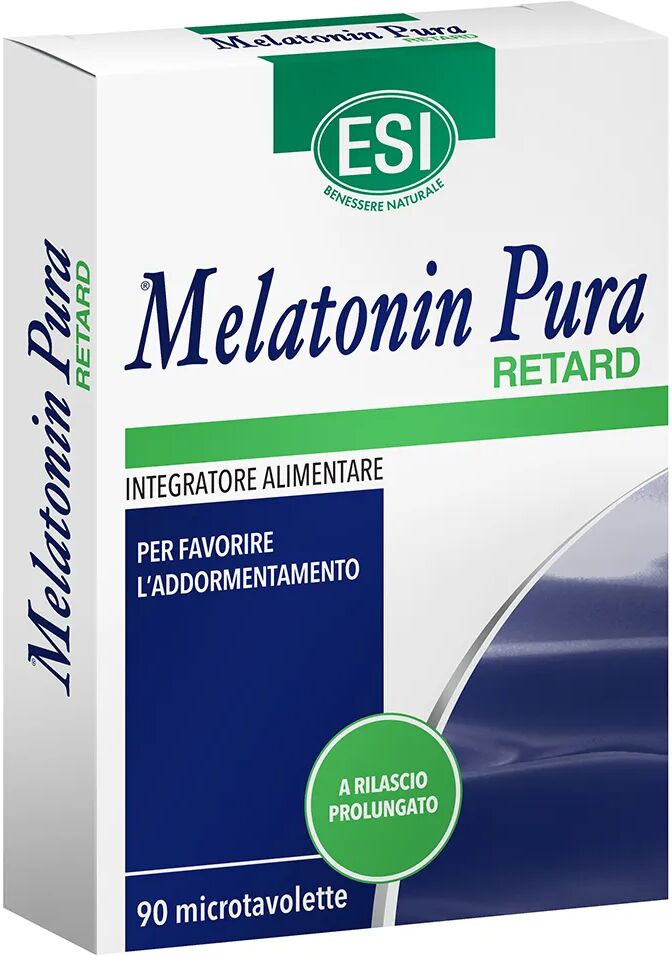 Esi Melatonin Pura Retard Integratore Per il Sonno 90 Microtavolette