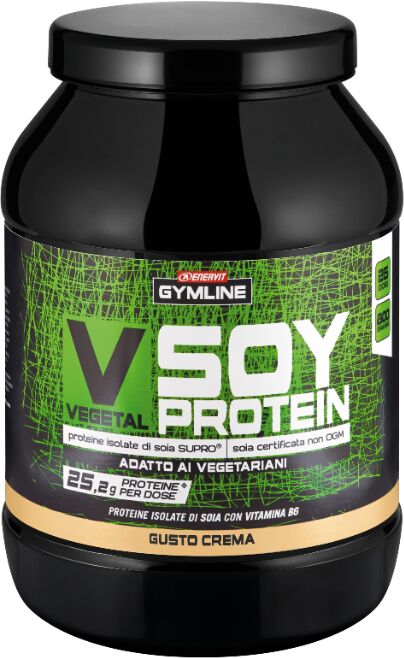 Enervit Gymline Vegetal Soy Protein Gusto Crema Integratore di Proteine di Soia 800 g