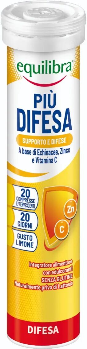 Equilibra Più Difesa Integratore Sistema Immunitario 20 Compresse Effervescenti