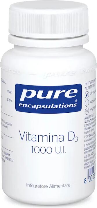 Pure Vitamina D3 Integratore Per Donne in Pre-Menopausa e Menopausa 30 Capsule