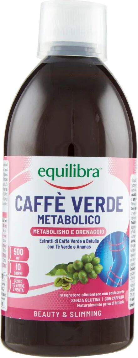 Equilibra Caffè Verde Metabolico Integratore Perdita Peso Corporeo 500 ml