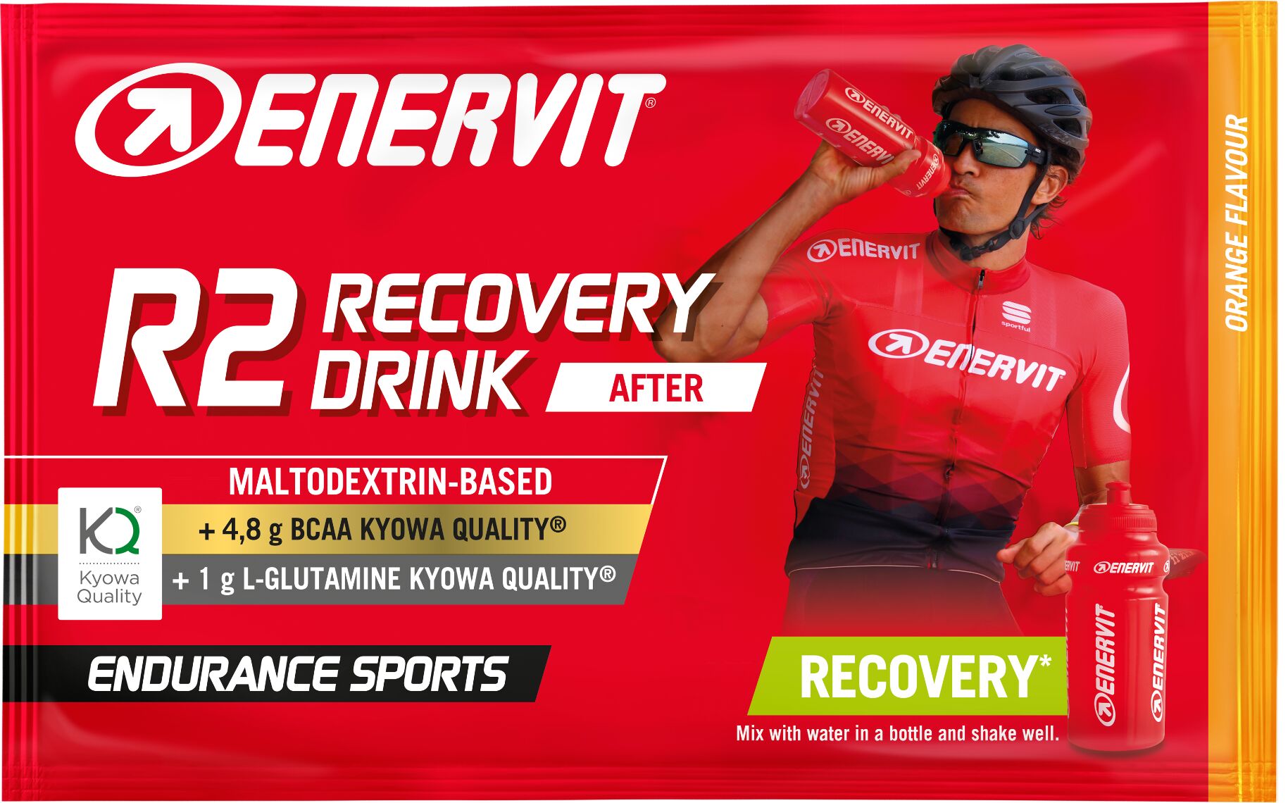 Enervit R2 Recovery Drink Integratore Per Sportivi Gusto Arancia Bustina da 50 gr