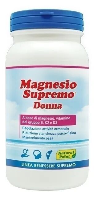 Natural Point Magnesio Supremo Donna Integratore di Magnesio e Vitamine 150 g