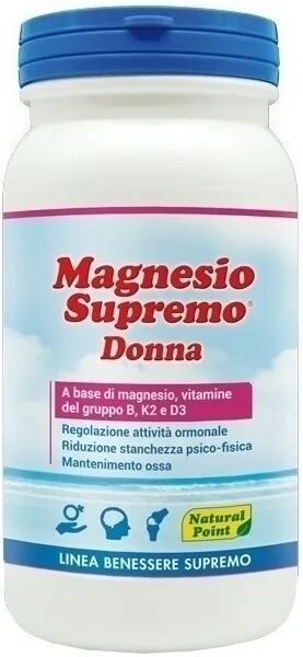 Natural Point Magnesio Supremo Donna Integratore di Magnesio e Vitamine 150 g