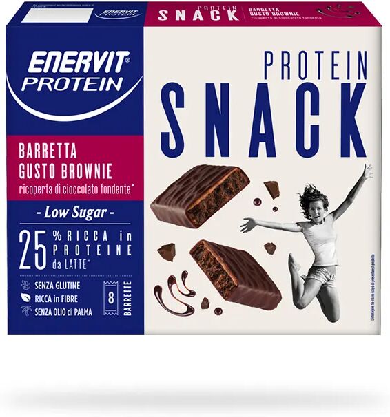 Enervit Protein Snack Barrette Proteiche Brownie 8 Barrette 27 gr