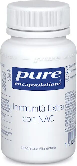 Pure Immunità Extra Con Nac Integratore Contro i Sintomi Influenzali 30 Capsule