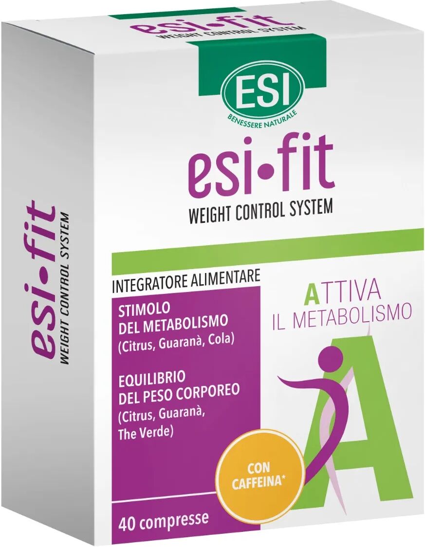 Esi Fit Attiva Con Caffeina Integratore Per Il Metabolismo 40 Compresse