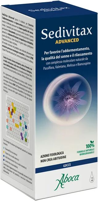 Aboca Sedivitax Advanced Integratore per Favorire il Sonno Gocce 75 ml