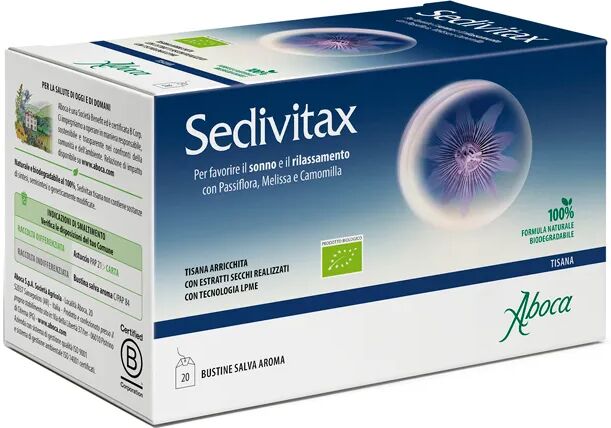 Aboca Sedivitax Tisana per Favorire il Sonno 20 Bustine