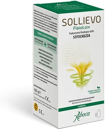 Aboca Sollievo Sciroppo Integratore Transito Intestinale 180 ml