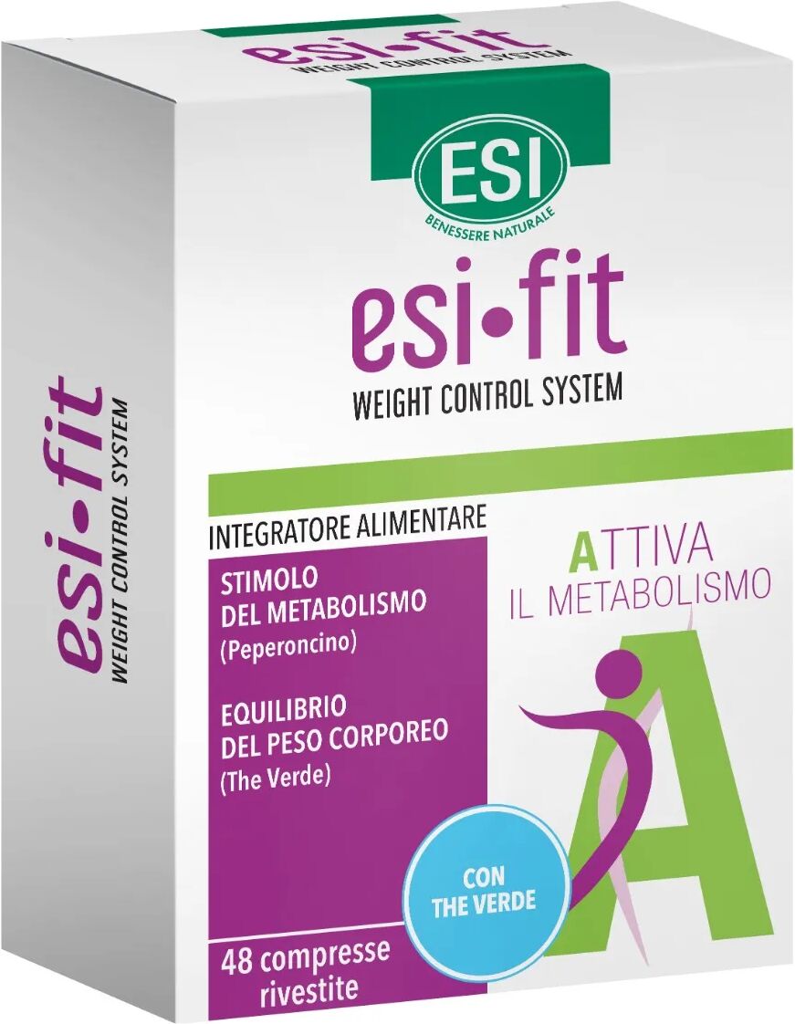 Esi Fit Attiva Con Tè Verde Integratore Per Il Metabolismo 48 Compresse