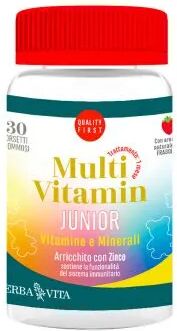 Erba Vita Multi vitamin Junior Integratore Multivitaminico Bambini 30 Orsetti Gommosi