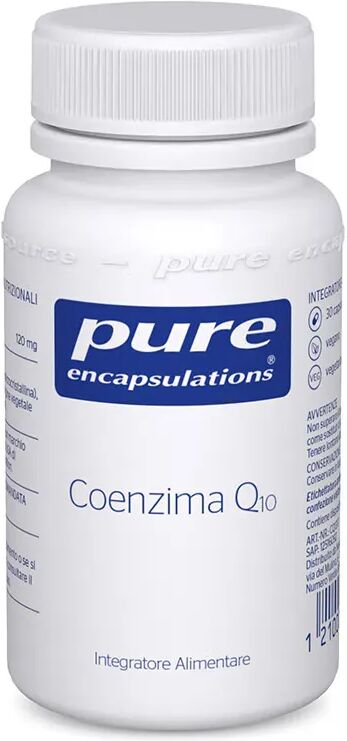 Pure Coenzima Q10 120mg Integratore Per Cuore e Muscoli 30 Capsule