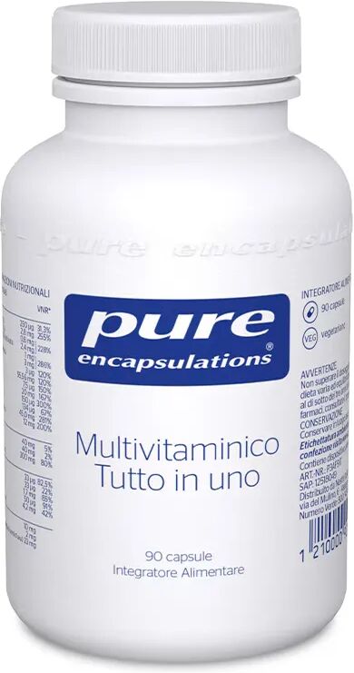 Pure Multivitaminico Tutto in Uno Integratore Per Stanchezza 90 Capsule