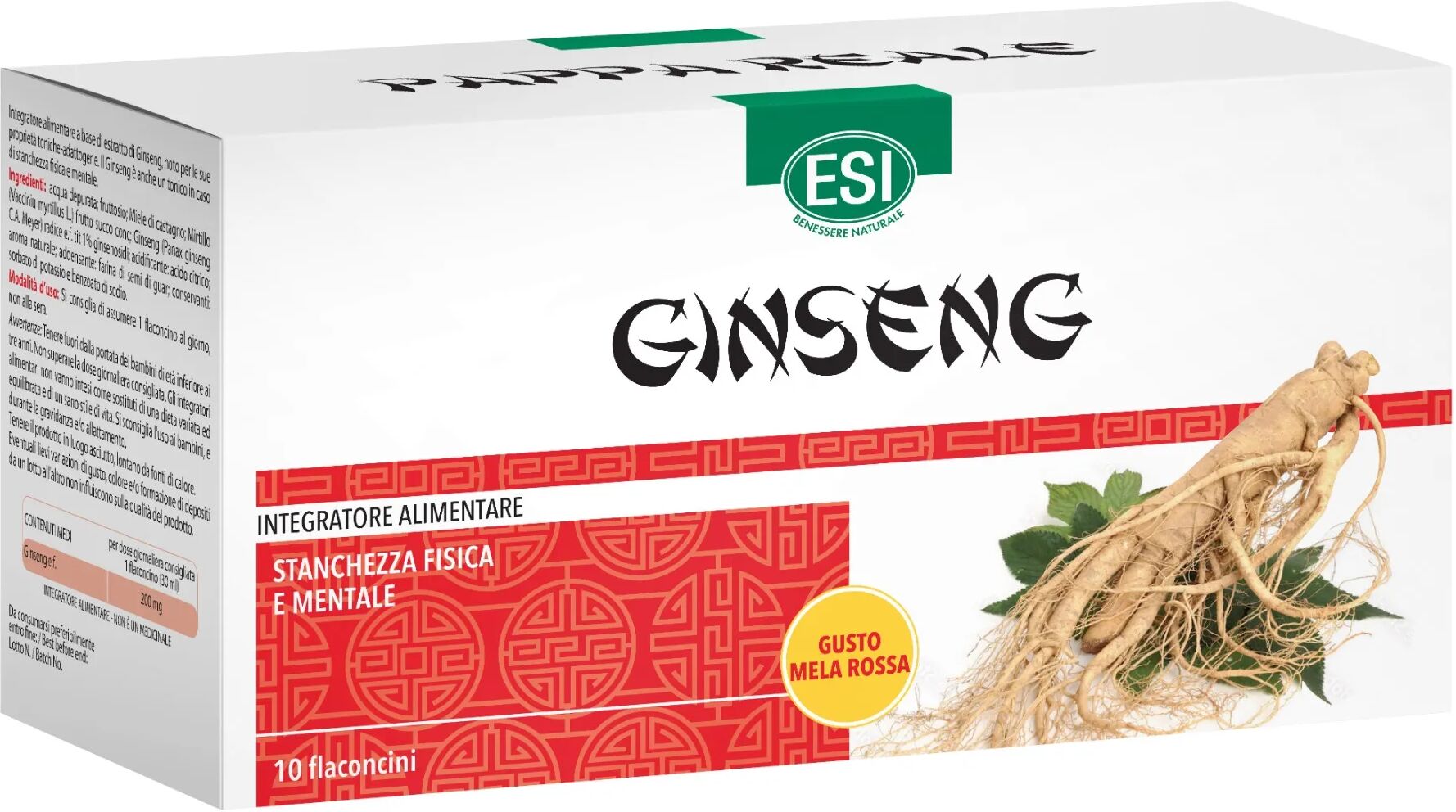 Esi Ginseng Integratore per la Stanchezza 10 Flaconcini