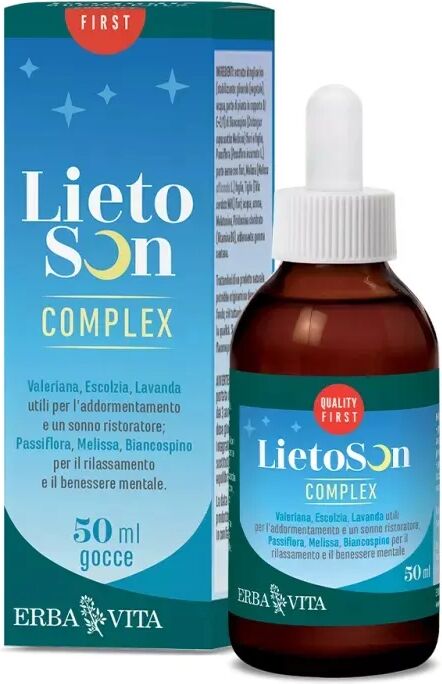 Erba Vita Lietoson Gocce Integratore Sonno 50 ml