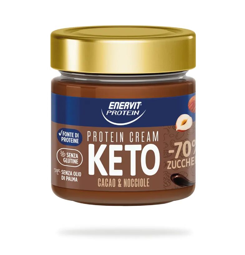 Enervit Protein Cream Keto Crema Proteica a Cacao e Nocciola 180 gr